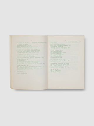 Velvet Undergound - Book with lyrics